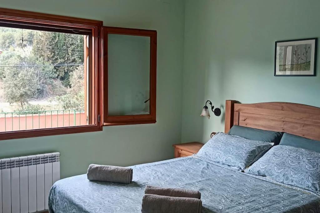 Apartment In Country House With Views And Pool Vespellá Exteriör bild